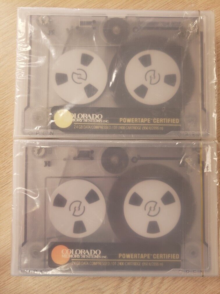 Colorado PowerTape Certified Data Tape Cartridge QIC SLR DT-2400 - Lot of 2