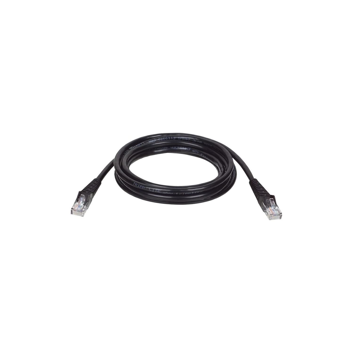 EATON N001-005-BK Cat5e 350MHz Snagless Molded Patch Cable (RJ45 M/M) - Black