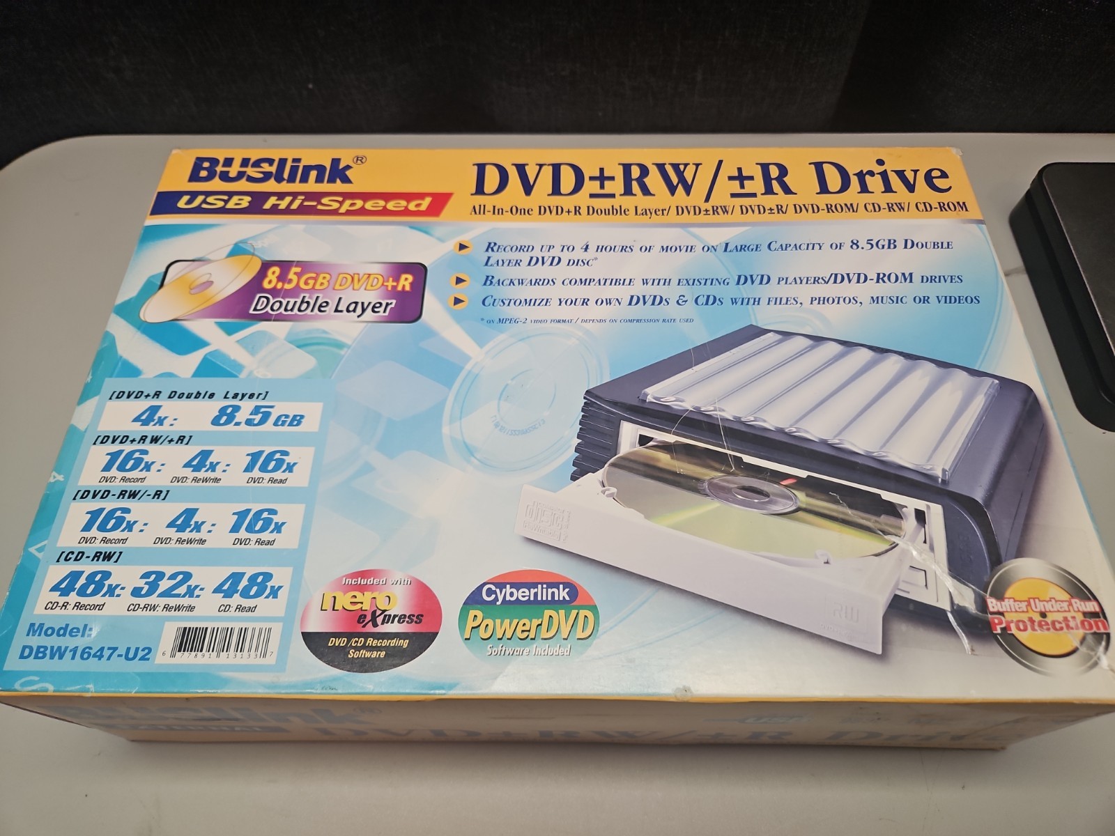 Buslink Internal DVD +- RW/+-R Drive All in One DVD CD-RW/CD-ROM - New Sealed
