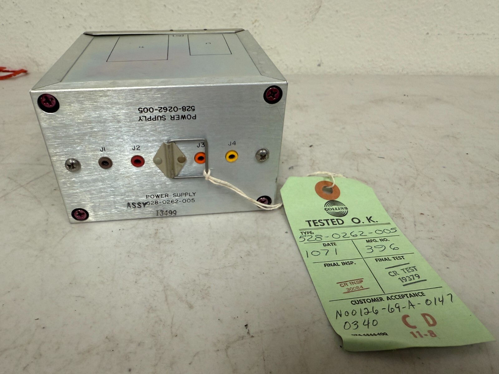 Collins 528-0262-005 Vintage Power Supply Module Tested OK