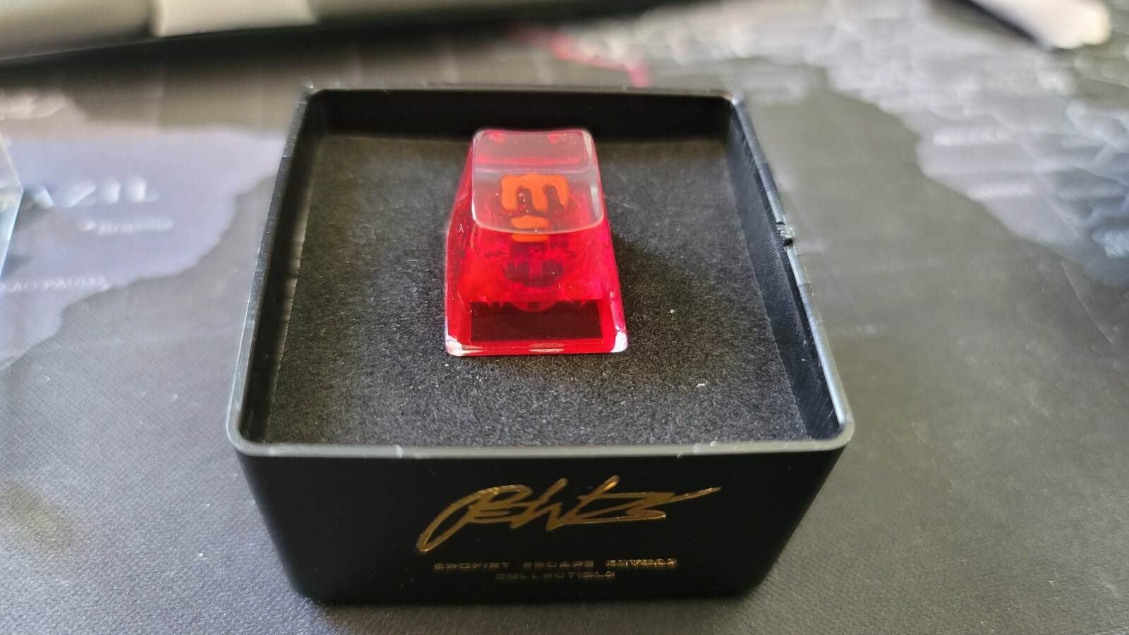 Brand New Pewdiepie Ghost Keyboards Brofist 👊 ESC Keycap in hand Ready to Ship