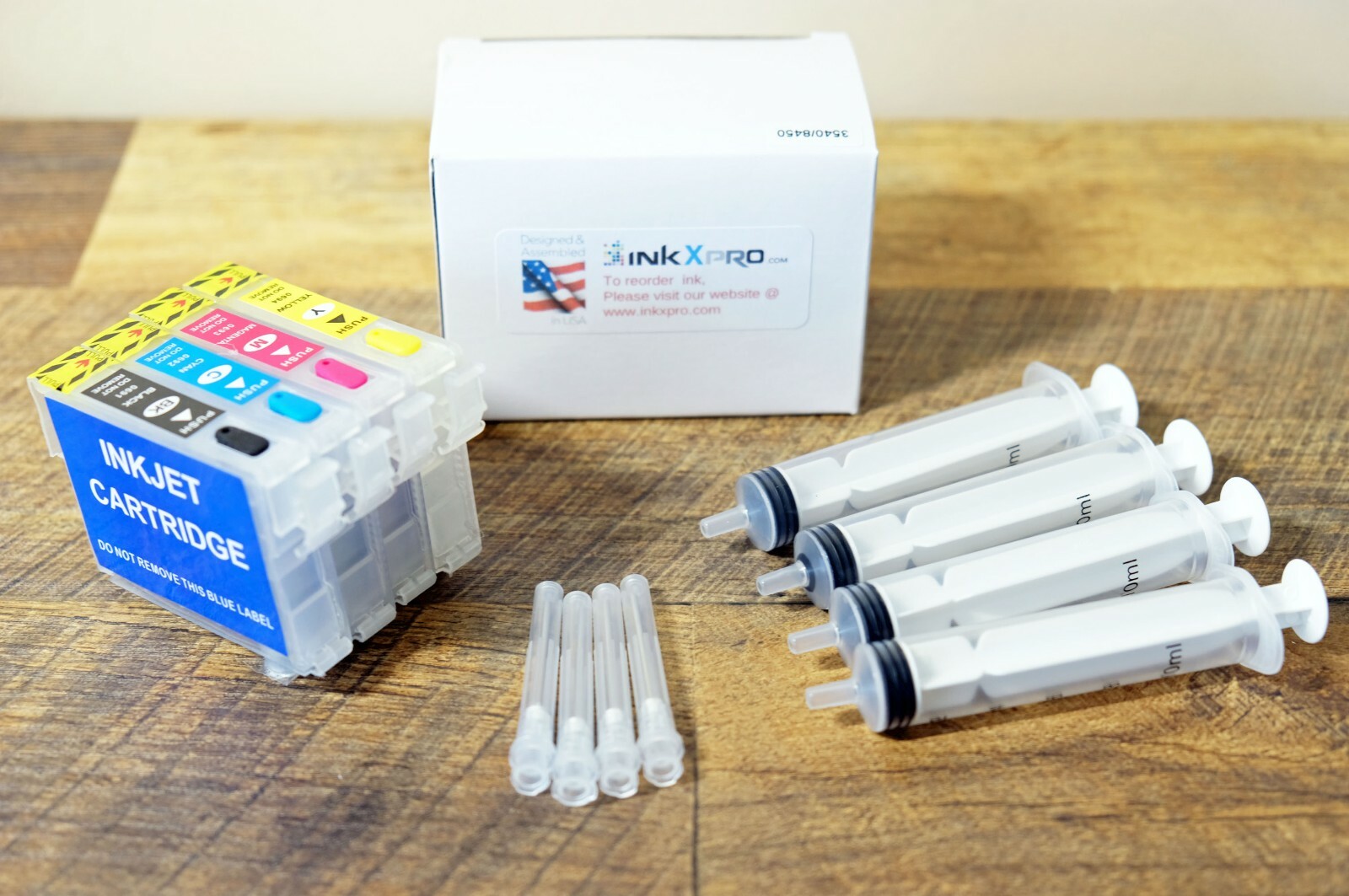 702XL Chipless Refillable Cartridge (No Chip) for WF-3720 WF-3730