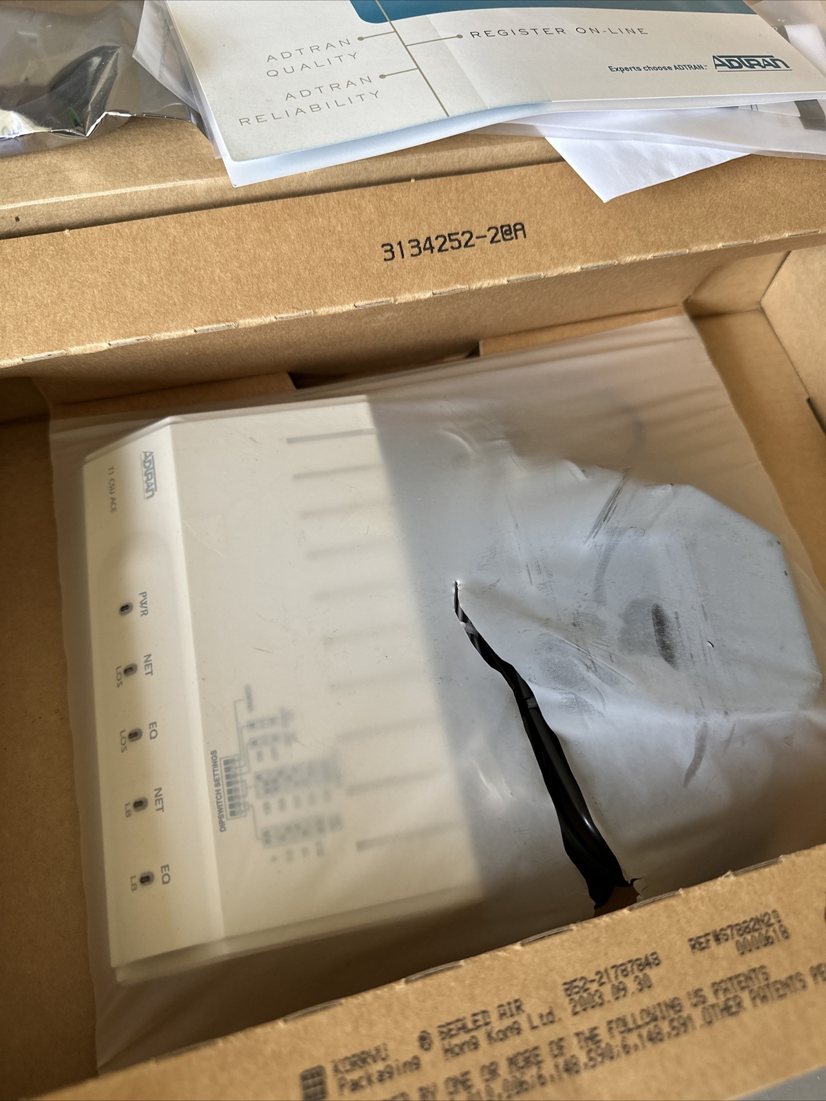 GENUINE ADTRAN NCT1UY3BAA T1 CSU ACE (2ND GEN) CHANNEL SERVICE UNIT 1202022L1