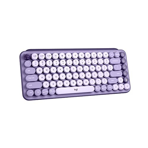 Logitech POP Keys Mechanical Wireless Keyboard Custom Emoji Keys - Cosmos