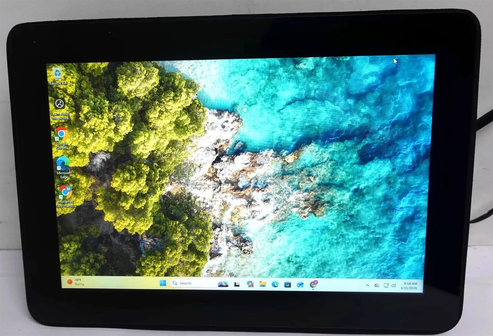 Elo ET1093L 10.1" Touchscreen Display Panel - No AC Adapter