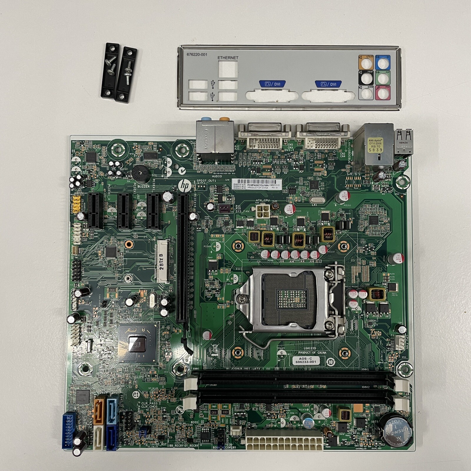 Genuine HP Pavilion p6-2412a Series uATX Motherboard LGA 1155 Socket 696233-001