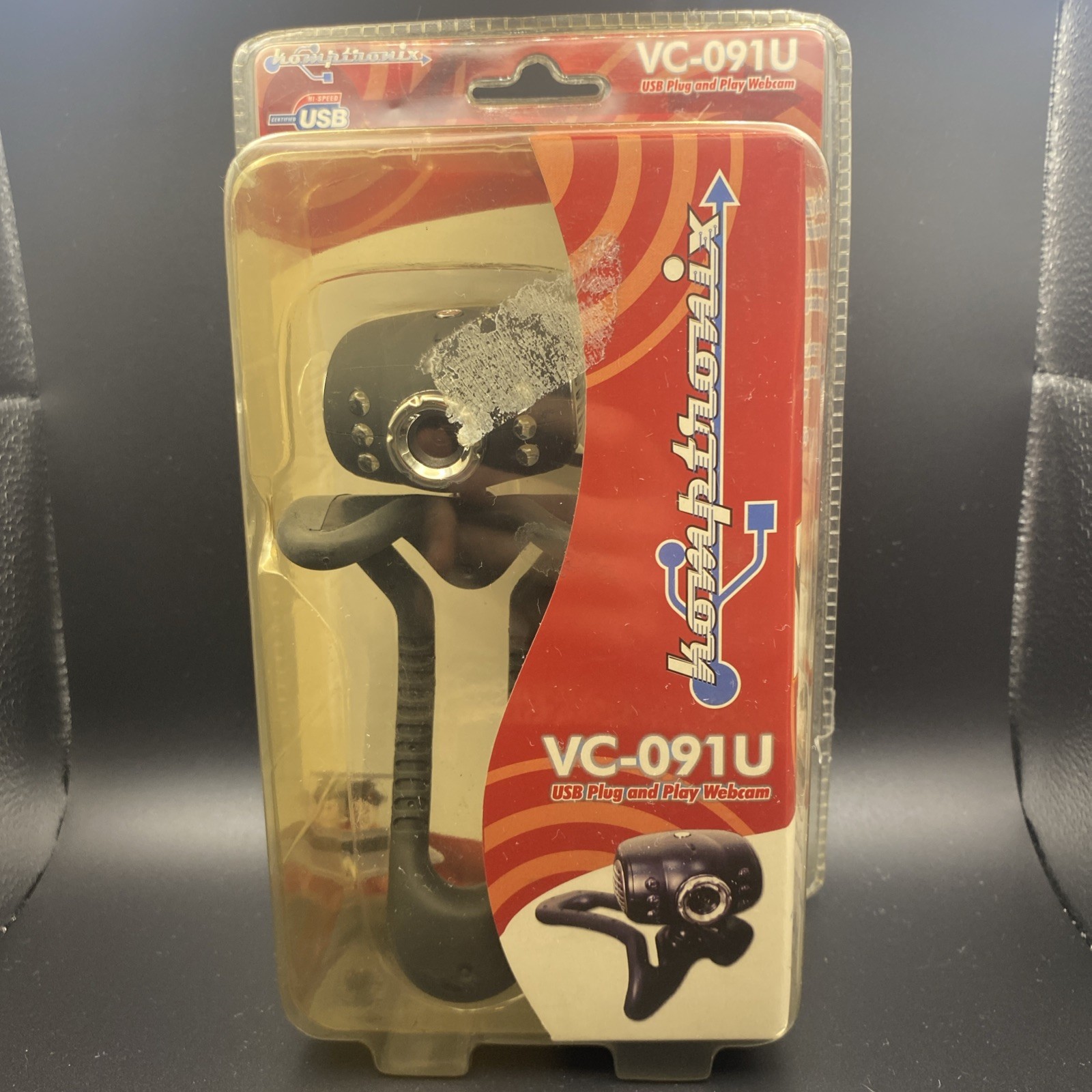 Komptronix VC-091U USB Webcam Plug & Play PC Camera NEW Sealed Retro