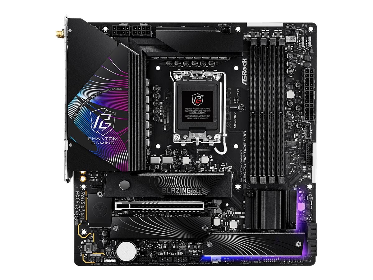 ASRock Phantom Gaming Z890M RIPTIDE WIFI Motherboard Z890M RIPTIDE WIFI