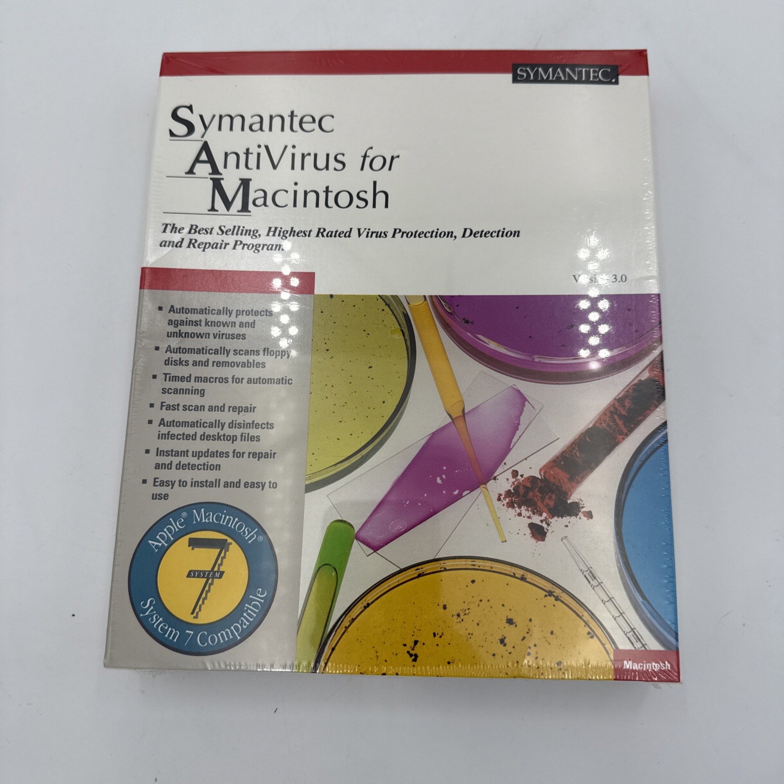 Symantec Antivirus for Apple Macintosh Version 3.0 1991: Vintage Software NIB
