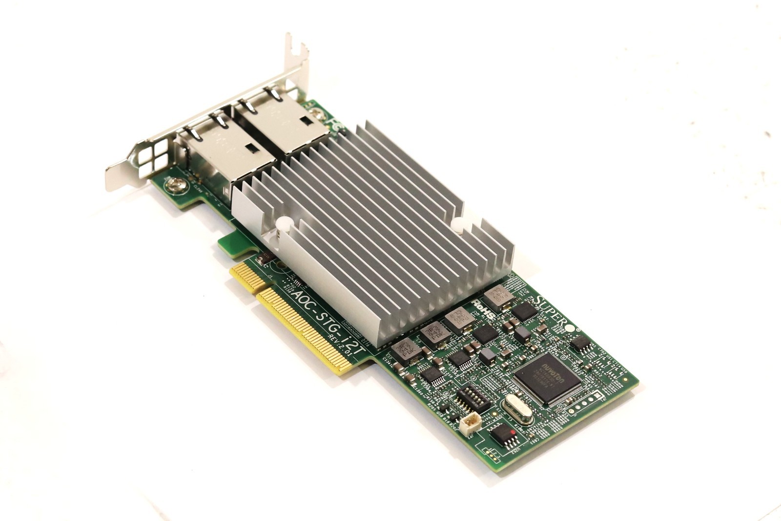 SuperMicro AOC-SGP-i2T Dual-Port 10GbE PCIe Network Adapter P/N: E157872 Tested