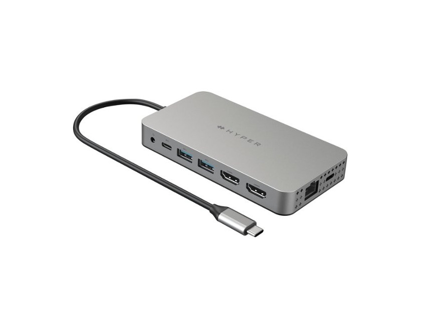 Hyper -Dual  4K  10-in-1 USB-C Hub for M1 /2 MacBook/Air, USBC laptop - (HDM1H)