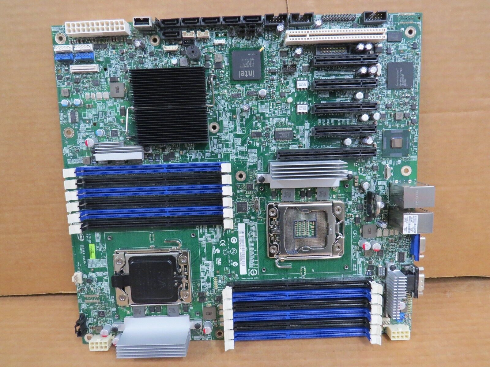 Intel Server Board S5520HC Dual Socket Motherboard PN: PBA E80888-5574 Tested