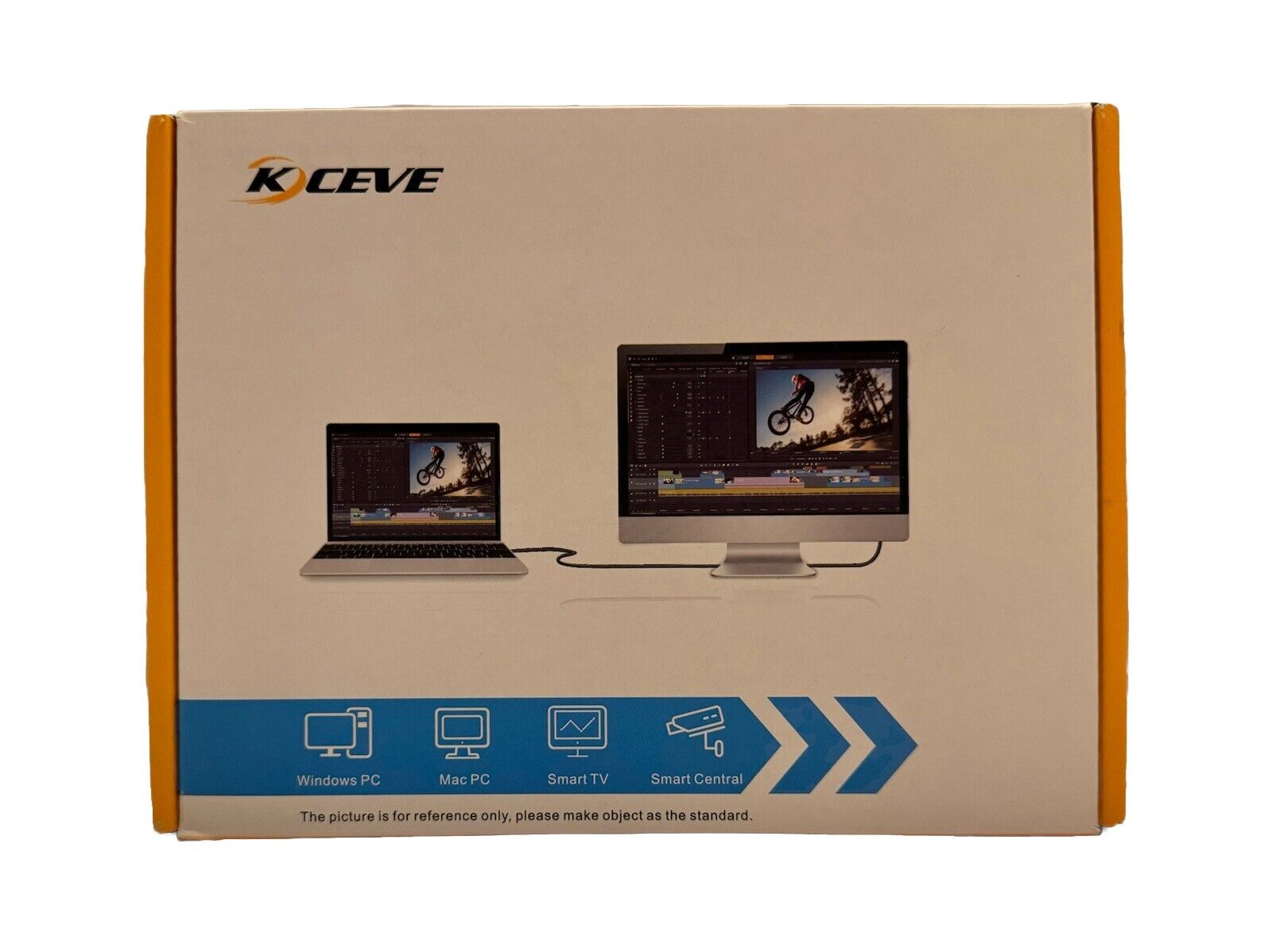 HDMI USB 3.0 KVM Switch 2 Computer 2 Monitors, Dual Monitor - 4K - KCEVE DP