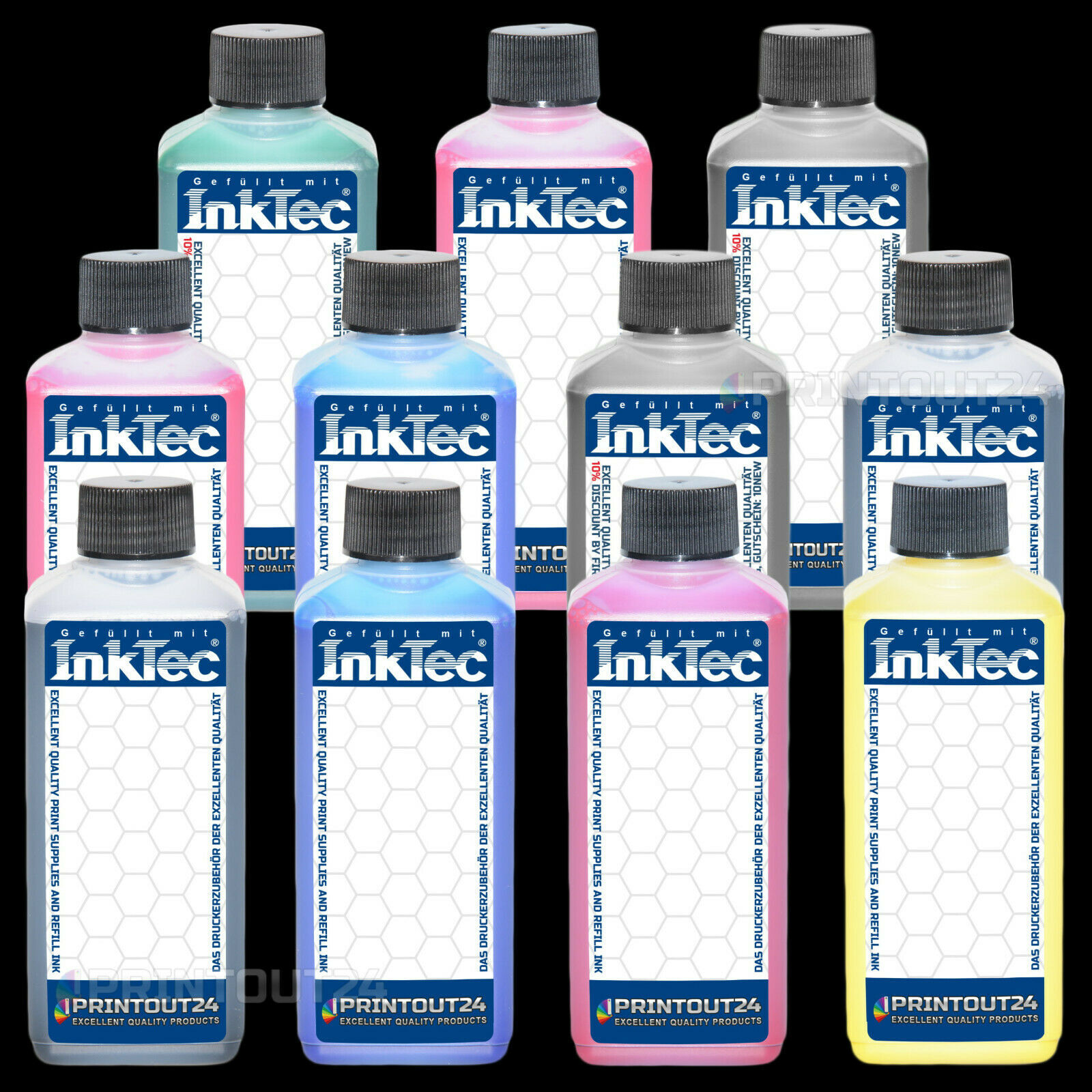2.75L InkTec® Pigment Ink CISS Refill Ink For Epson Stylus Pro 4900 7900 9900