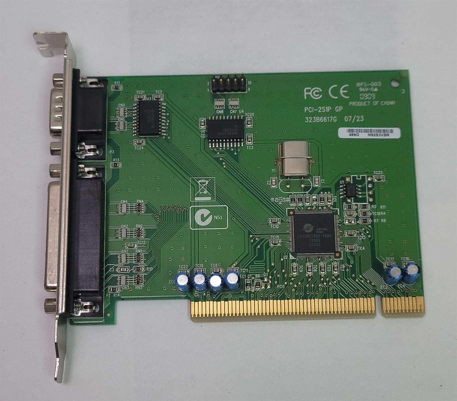HP Lite-On PCI-2S1P Serial PCI Controller Card DB-9 Parallel DB-25