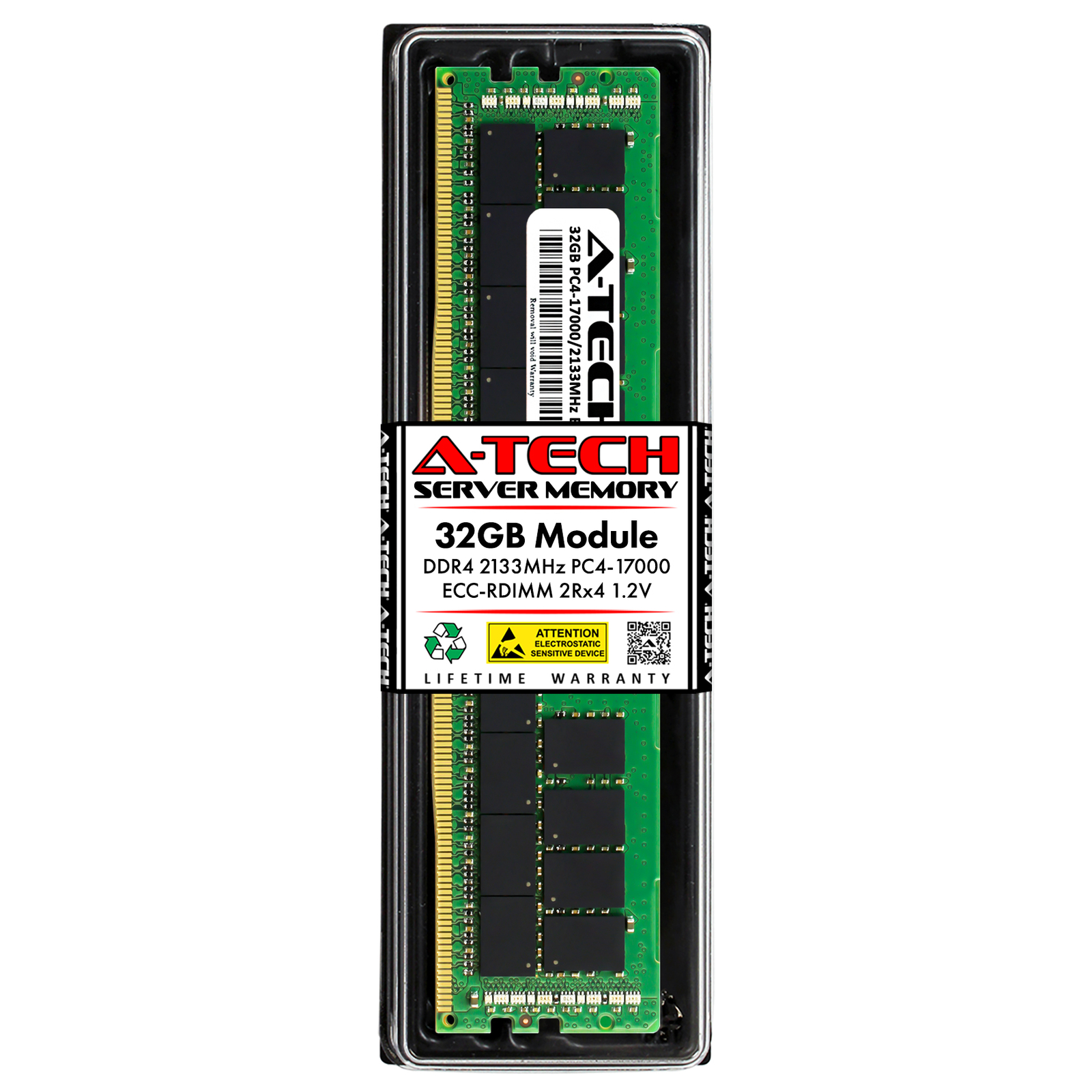 32GB DDR4 PC4-17000R RDIMM (Replacement for Fujitsu MC-3CD721) Server Memory RAM
