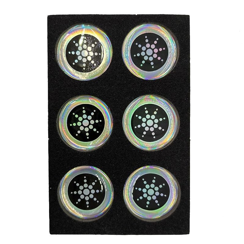 EMF Blocker for Cell Phones Stickers Neutralize Shield 6 Pcs Sliver