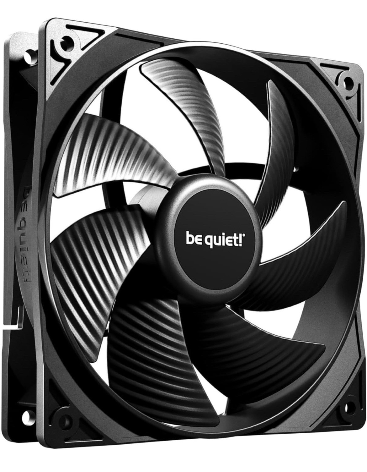 2 PACK Pwm High Speed 120Mm Black Electronic Fan Quiet Performance 80K Hours
