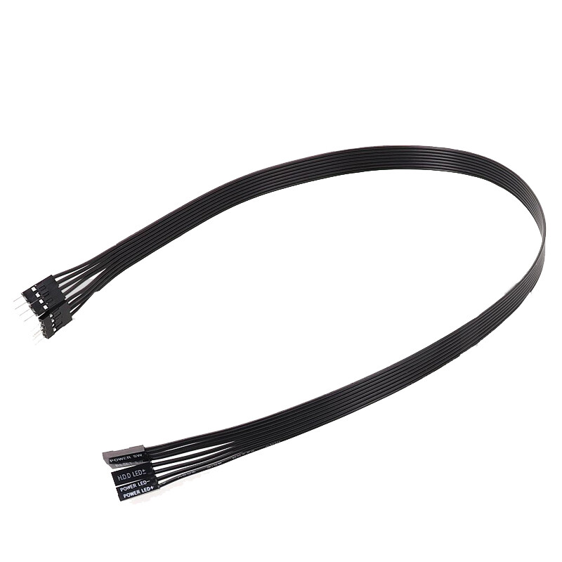 Motherboard HDD LED Reset Power SW Cable Start Switch Dupont MF I/O Jumper Cable