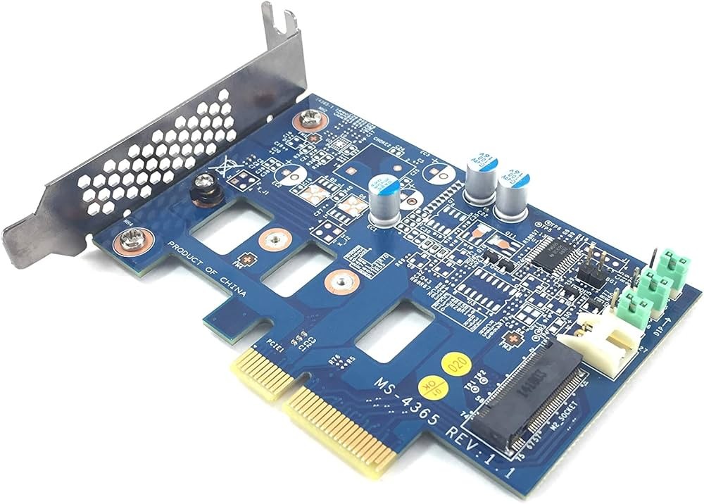 HP MS-4365 Z Turbo Drive G2 SSD PCIe to M.2 Adapter Card Low Profile 742006-002
