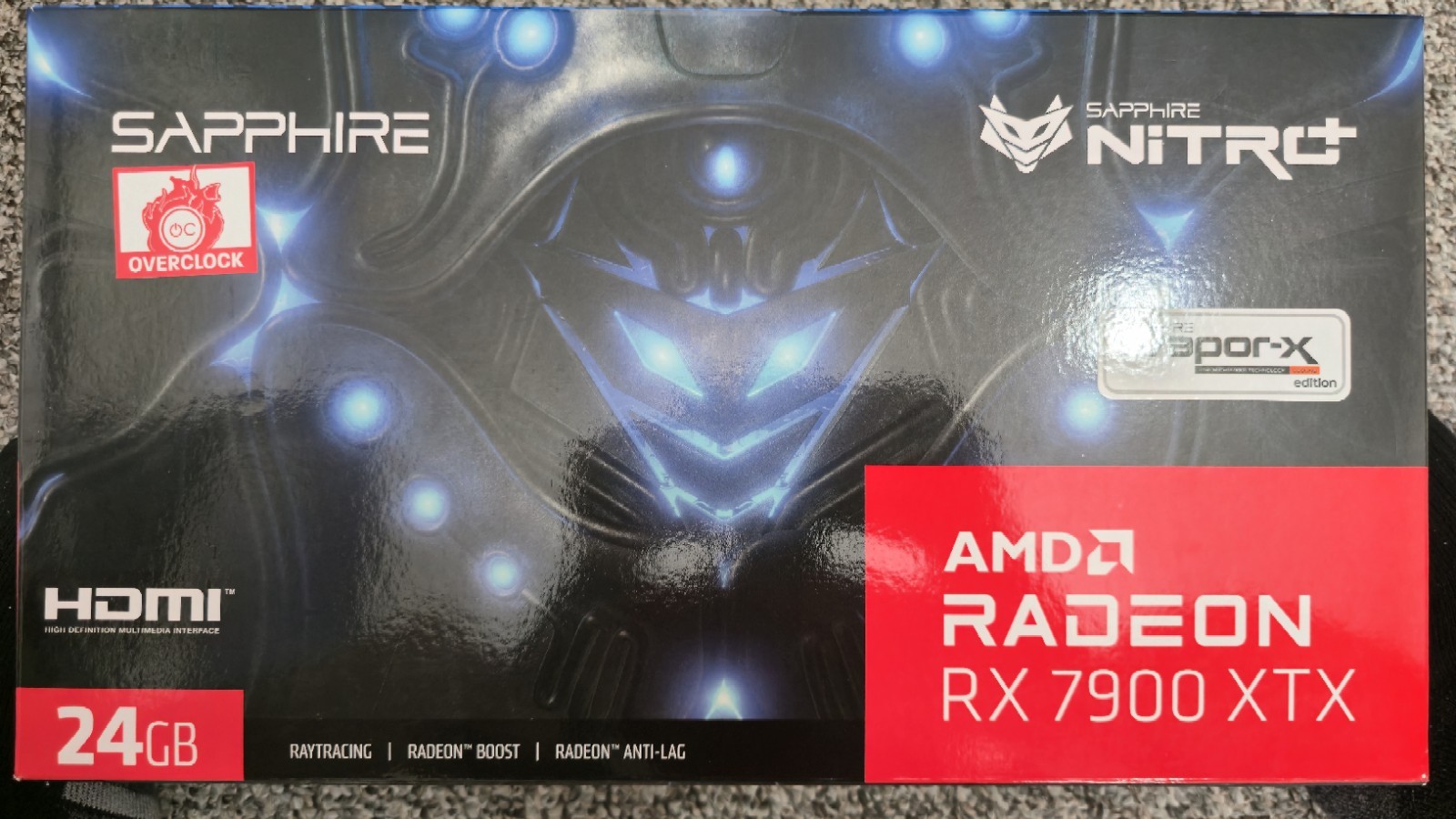 SAPPHIRE AMD Radeon RX 7900 XTX 24GB GDDR6 Graphics Card - 11322-01-40G