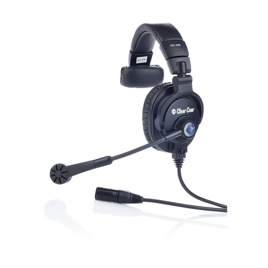 Clear-Com CC-300-X4 Single-Ear Headset with 4-Pin XLR-F Connector