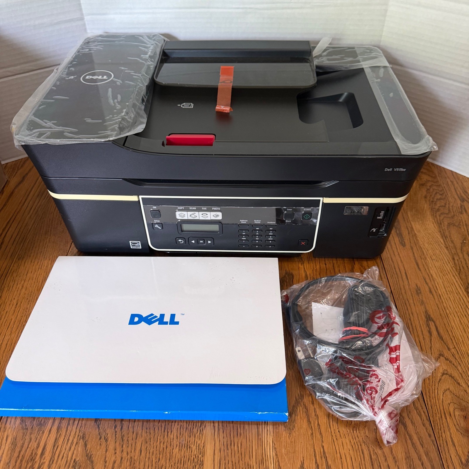 Dell V515w All-in-One Wireless Inkjet Printer Scanner Copier Fax Black NWOB