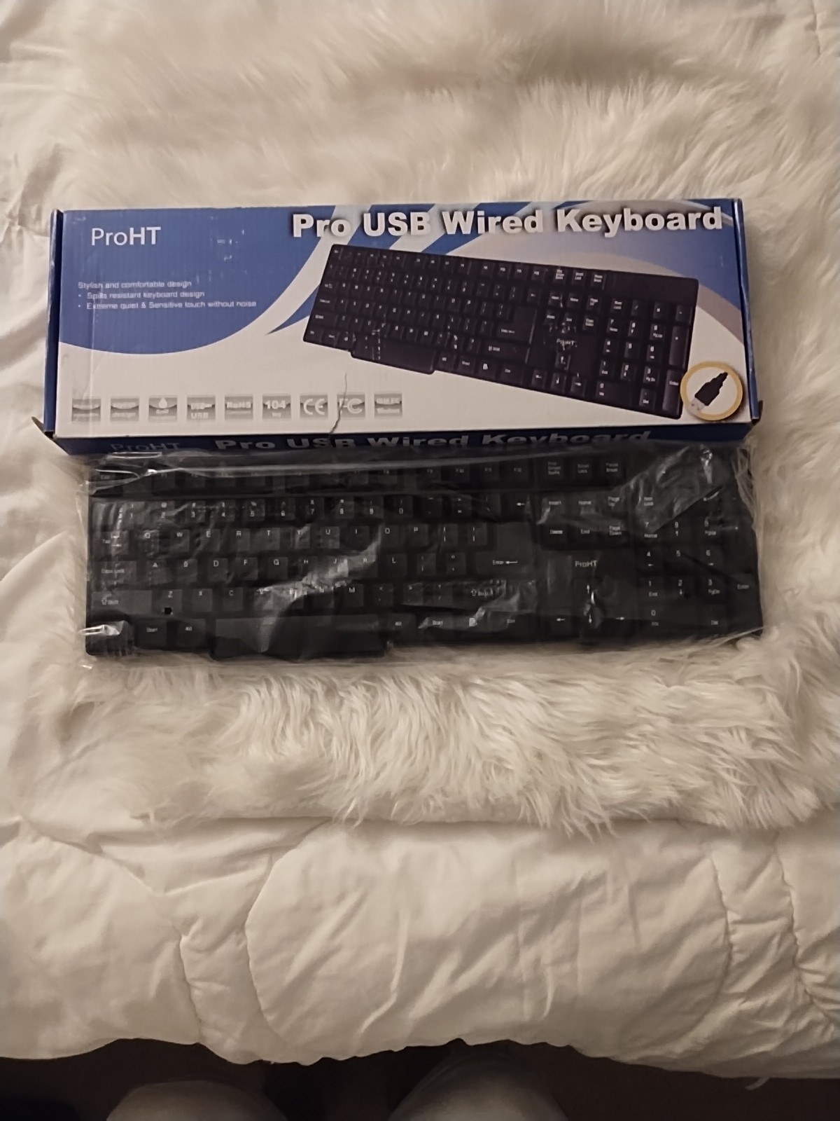 ProHT Pro USB Wired Keyboard 