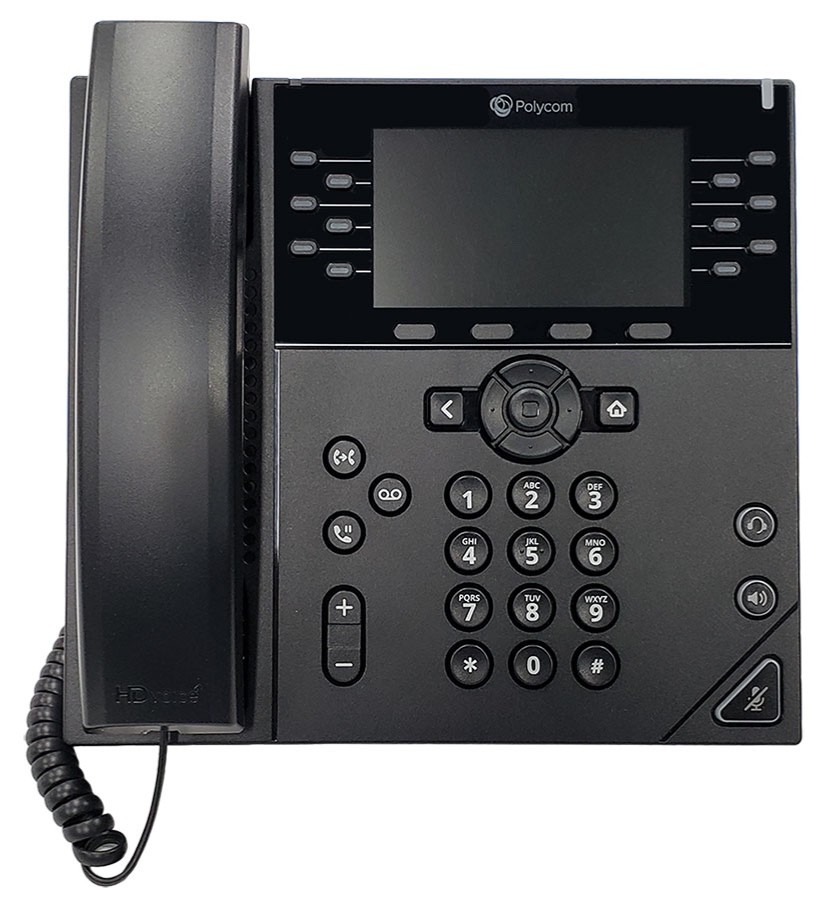 REF “A’ STK - Polycom VVX 450 2201-48840-025  IP VOIP POE Telephone (NO POWER)