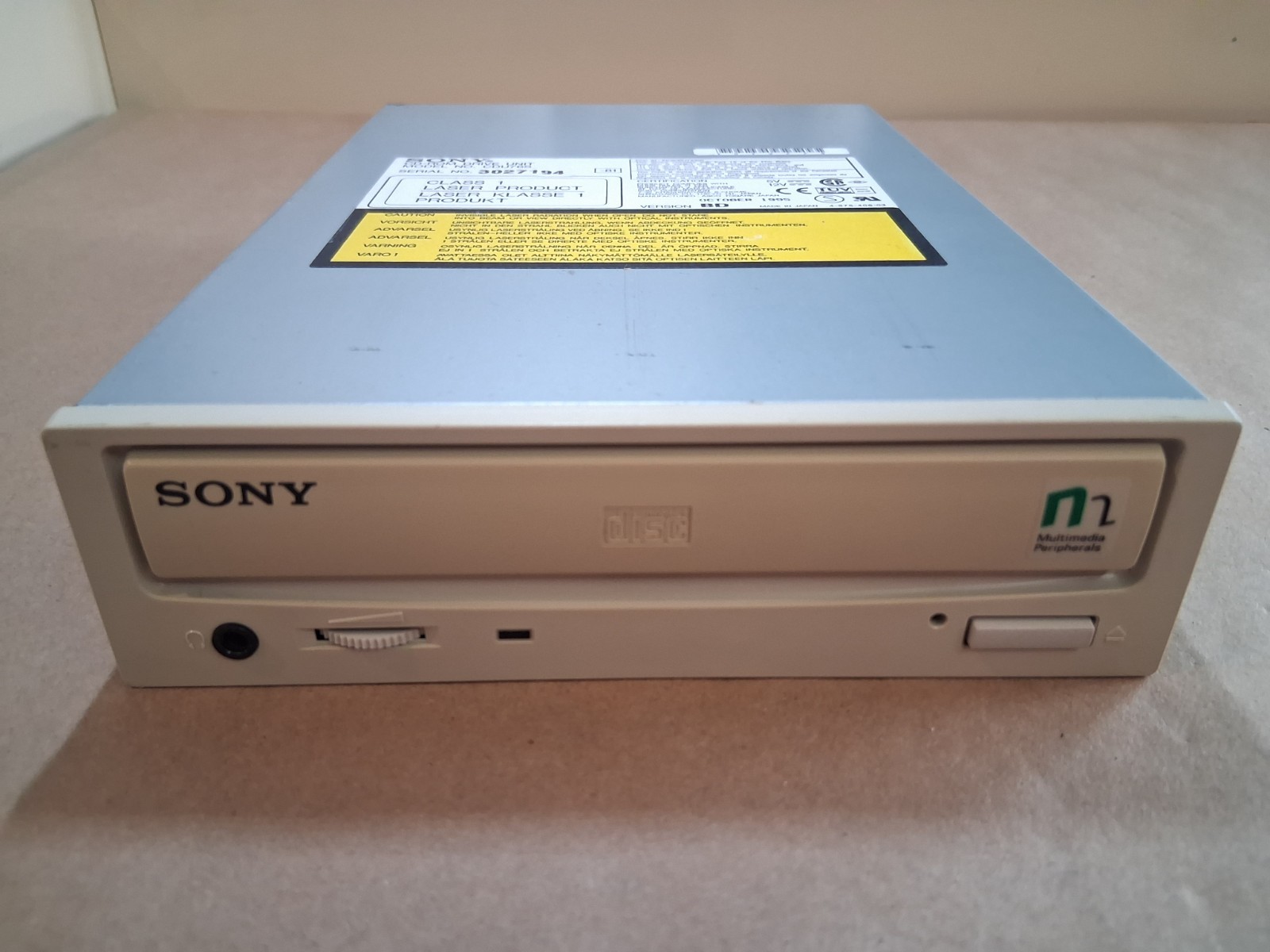 Sony CDU76S External SCSI CD-ROM Drive Enclosure CDU76S