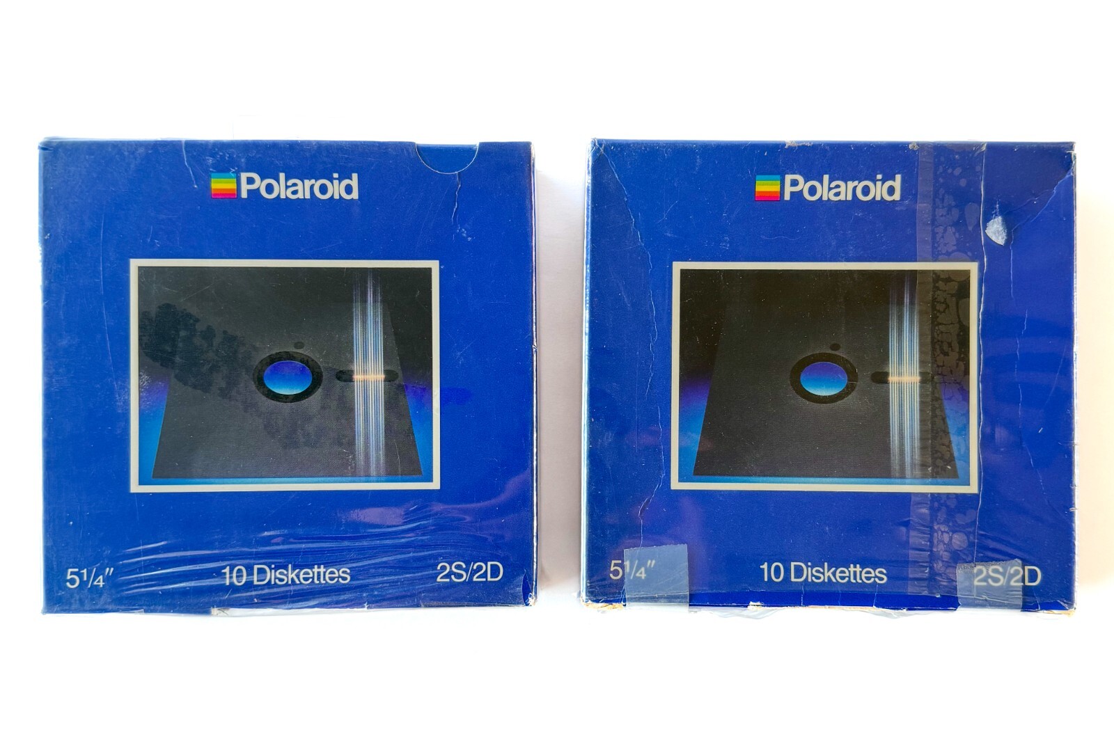 10 Polaroid 2S/2D 5-1/4" Diskettes New