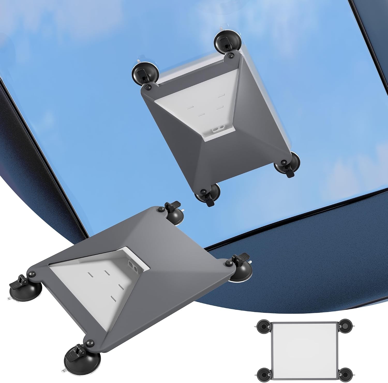 Starlink Mini Suction Cup Mount, 2 in 1 Cover & Mount 2 1 Grey