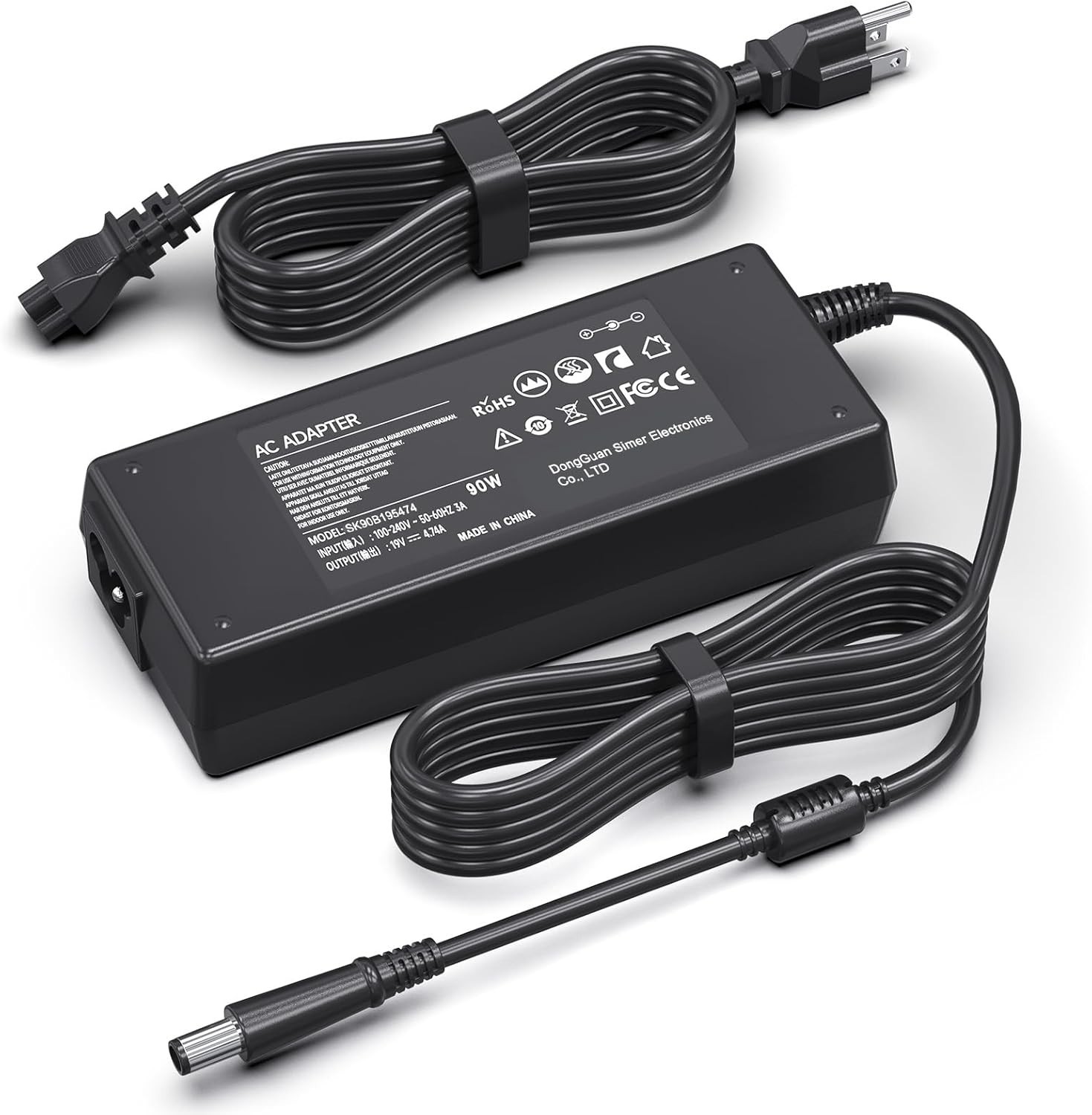 For HP All-in-One Desktop 90W AC Power Adapter 19V 24-DD 24-DF 24-DP Series
