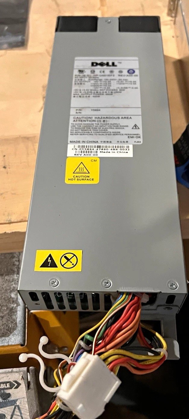 Genuine Dell 450W PowerEdge Hot-Plug Switching PSU (HP-U451EF3)