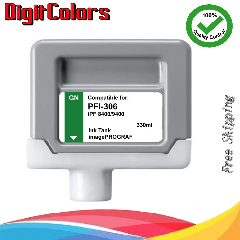 PFI-306 Green Ink Cartridge for Canon IPF 8400s 8400se 9400s 8400 9400 PFI306GN
