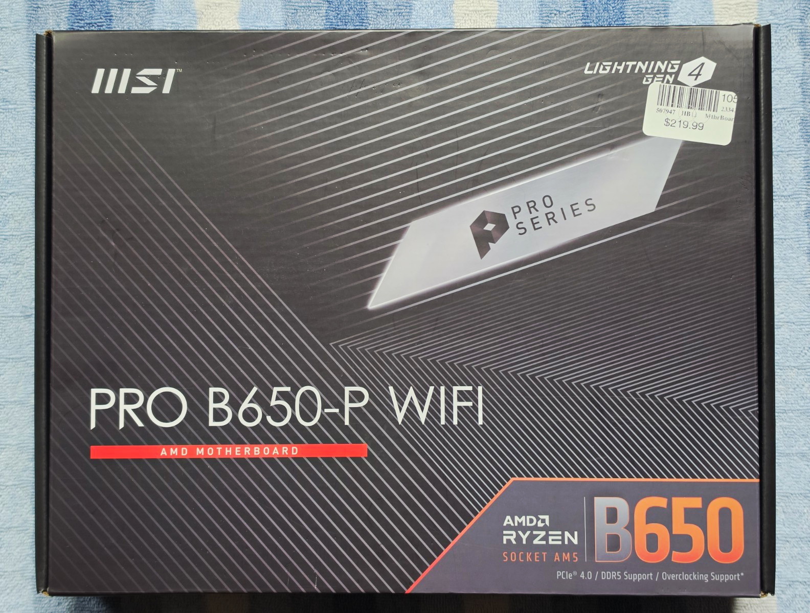 MSI PRO B650-P WIFI AM5 ATX DDR5 WiFi Motherboard