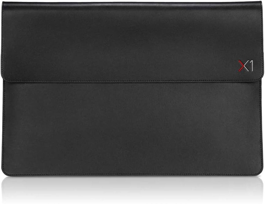 Black Leather Notebook Case for 14" ThinkPad X1 Carbon/Yoga 4X40U97972