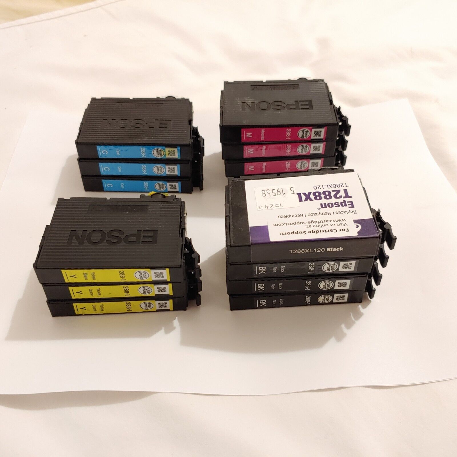 Lot 14 EMPTY Epson 288  Inkjet Cartridges Never Refilled Ink
