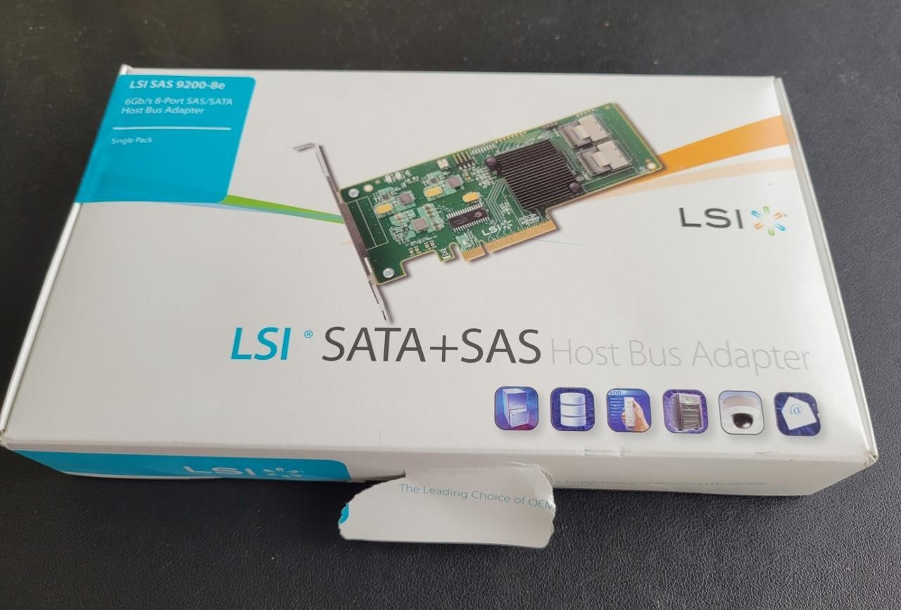 New, Sealed, LSI SAS9200-8e 6GB/s 8-Port SATA/SAS Host Bus Adapter