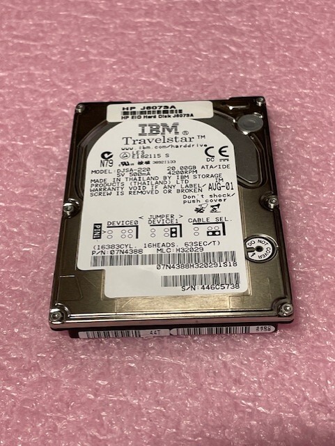 J6073A HP 20 Gb Hard Drive