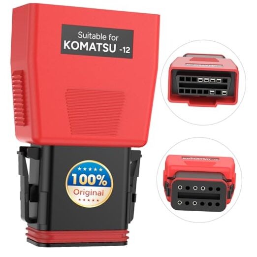 Original MaxiSYS CV Komatsu 12-Pin Adapter - 12 Pins to OBD2 - 16 Pins Off