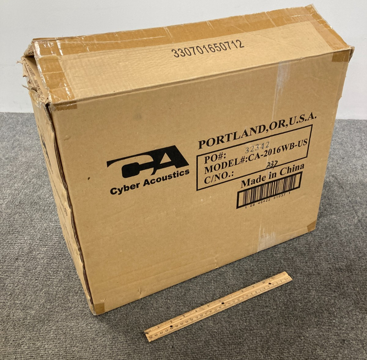 Lot of 12 Cyber Acoustics CA-2016 Desktop Computer PC Speakers 1P31P9751 - NIB -