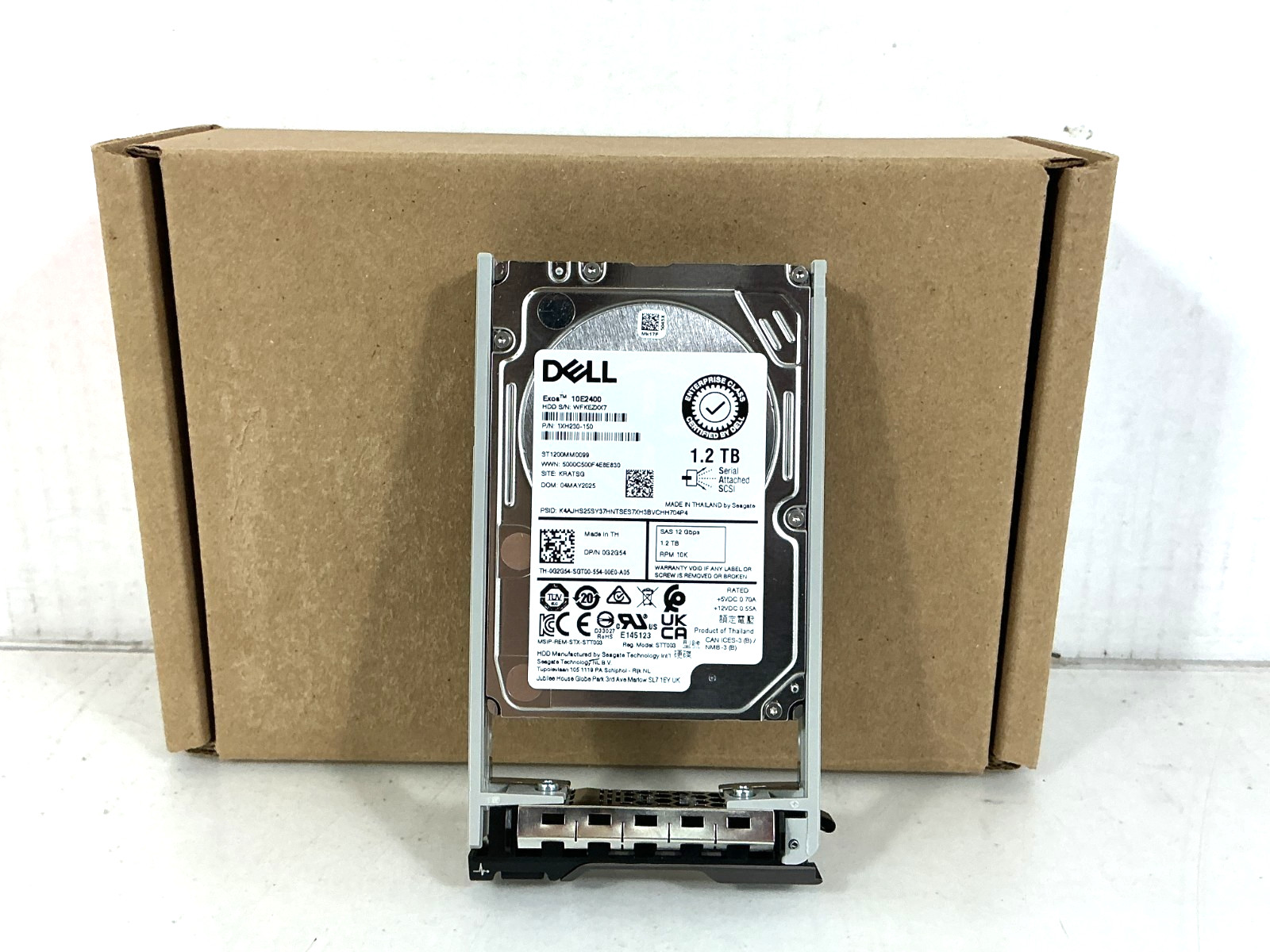 Dell 400-AJPD 1.2TB 10K 2.5" SAS 12Gbps Hot-Plug Hard Drive 13G
