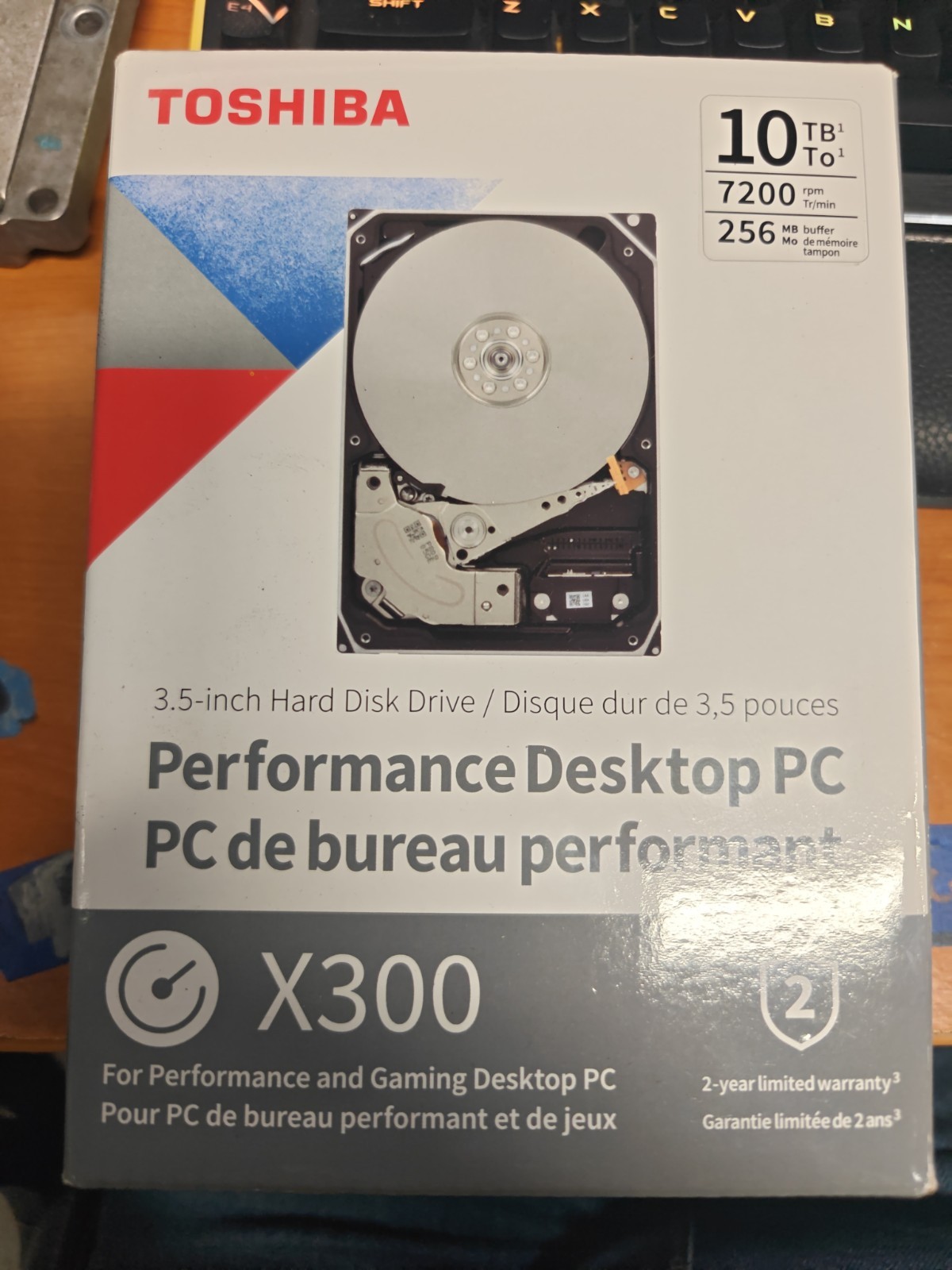 Toshiba Performance X300 10TB CMR 256MB cache, 7200rpm SATA HARD DRIVE - NEW