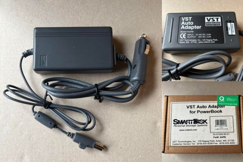Apple Macintosh PowerBook 2400c/180 car power adapter AD50W1P-263 Used Very Rare