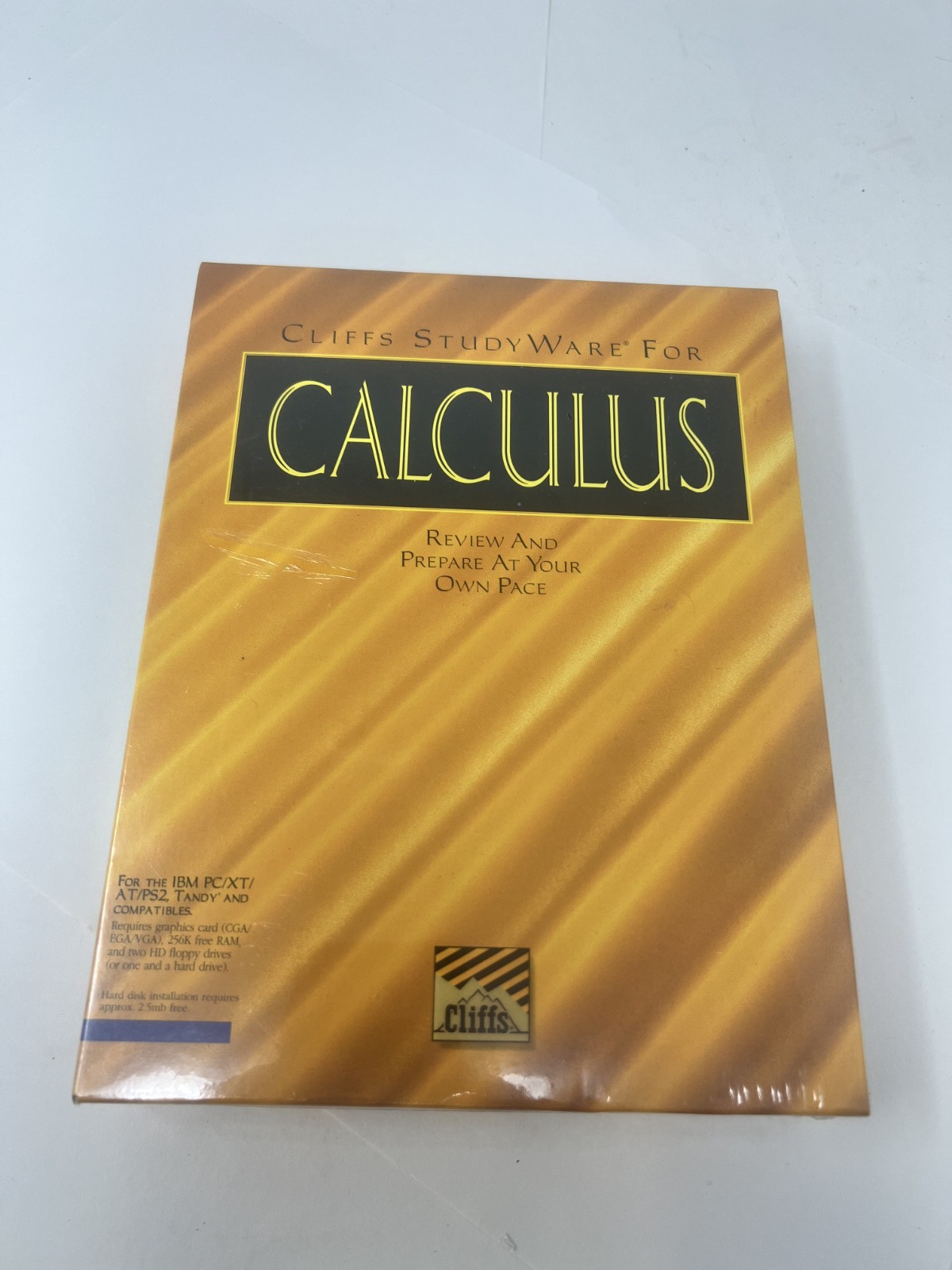 Cliffs Studyware For Calculus  PC IBM Tandy - 3.5" Floppy - Factory Sealed 1993