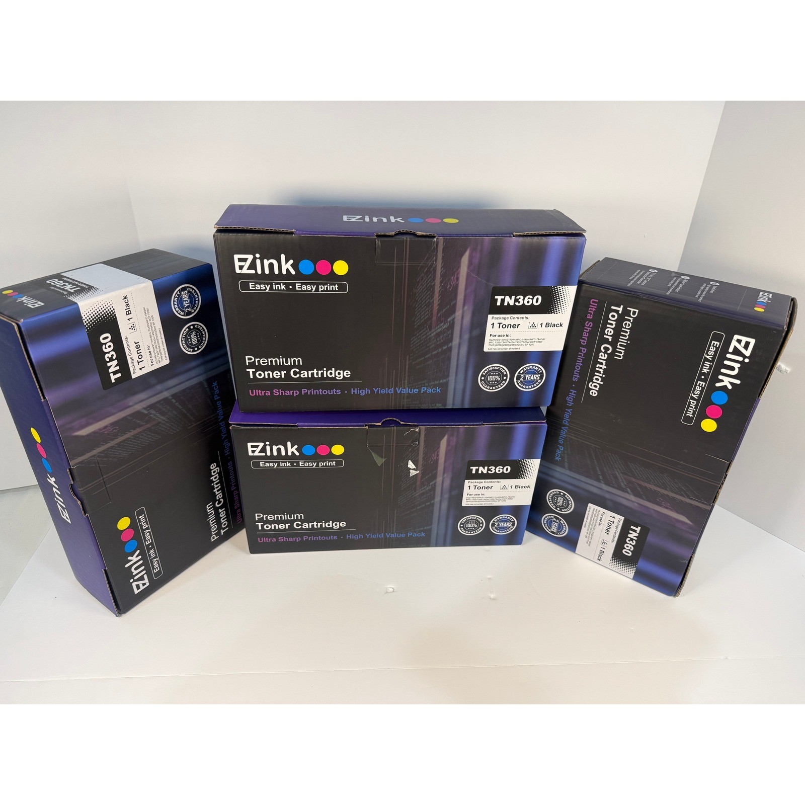 Ez Ink TN360 Premium Toner Cartridge 1 Toner Black High Yield Value Pack
