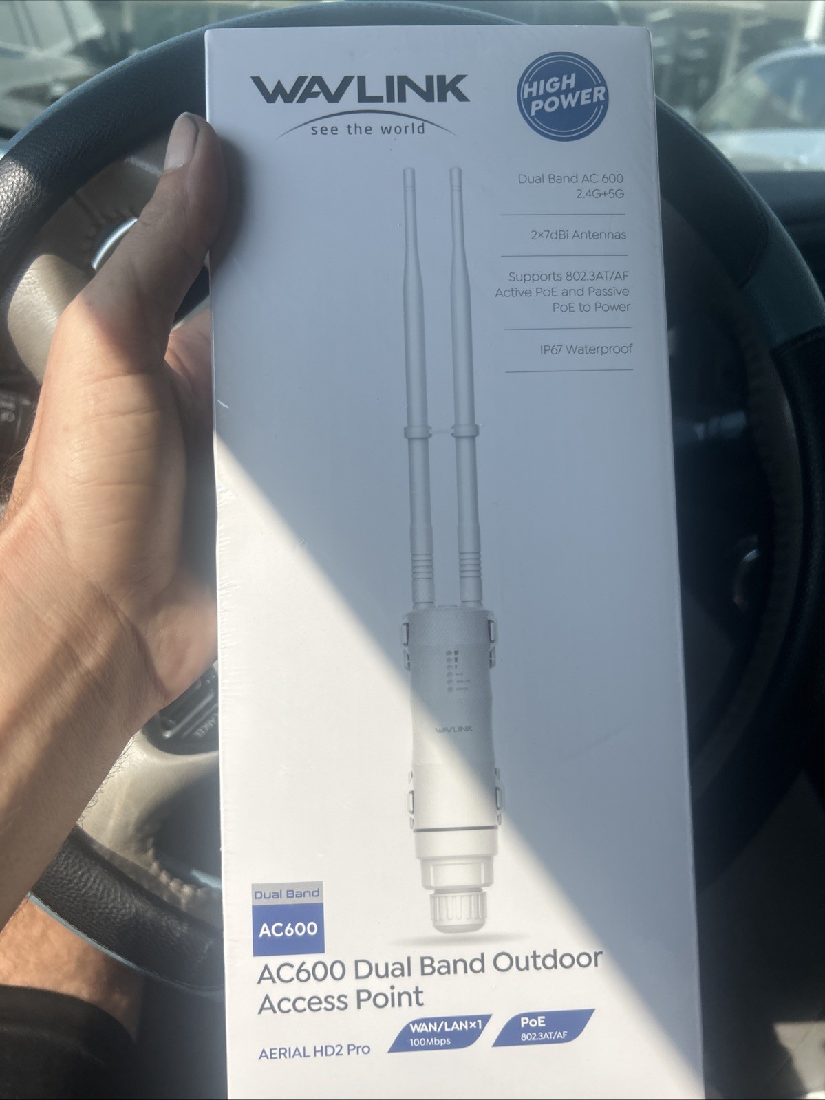 Wavlink Aerial HD2 AC600 Dual Band Outdoor Wi Fi Range Extender Brand New Sealed