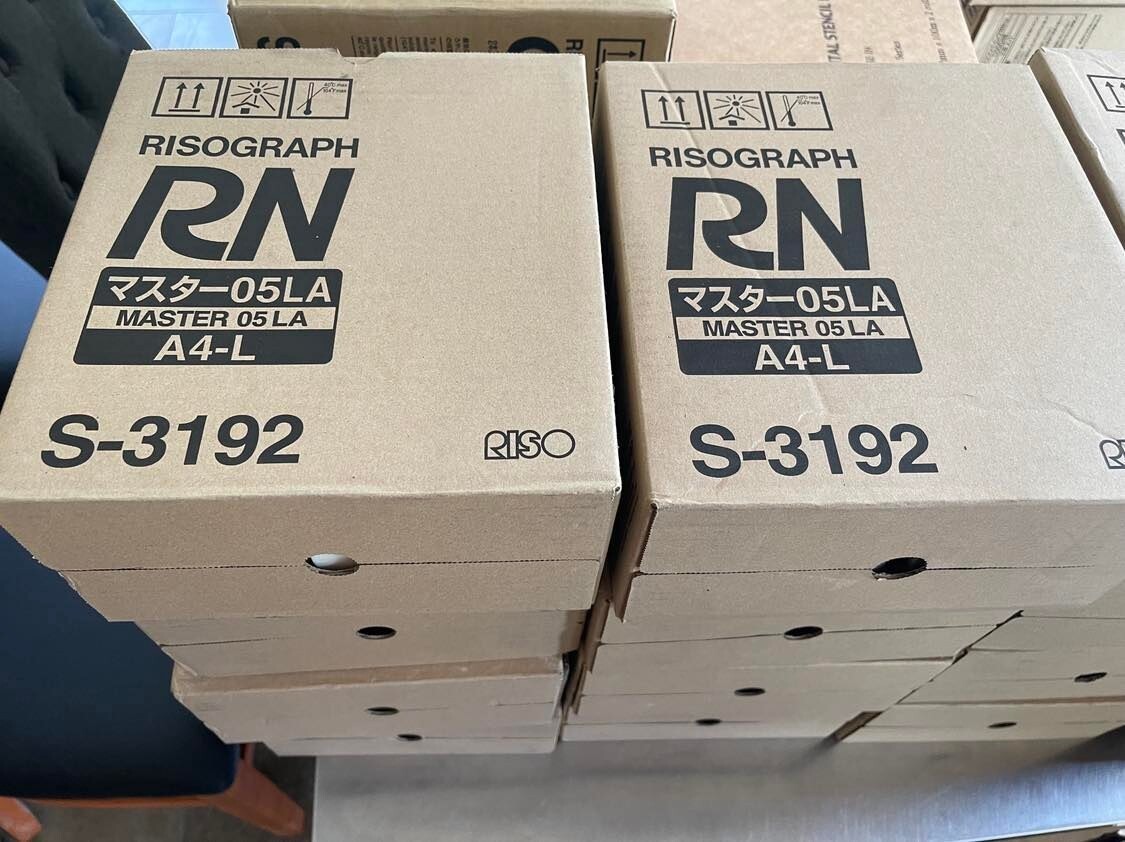 Risograph S-3192 A4-L Paper Master Rolls 05LA For  RN 2000, RN 2030, RN 2130