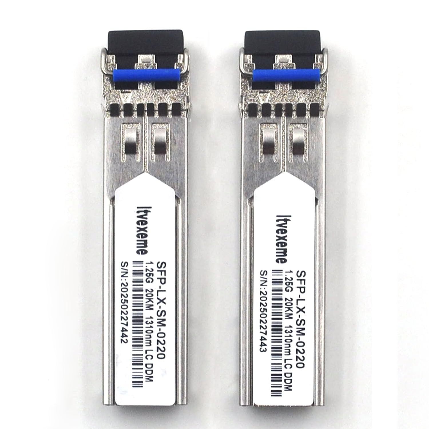 2 PCS 1.25G SFP Network Transceiver Module 1000BaseLX Single Mode 1310nm SMF